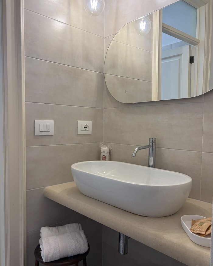Il bagno dell'appartamento Zia Nena